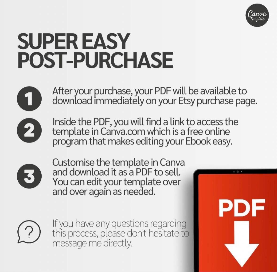 Instant digital download of the 12 week workout and meal plan available immediately after purchase