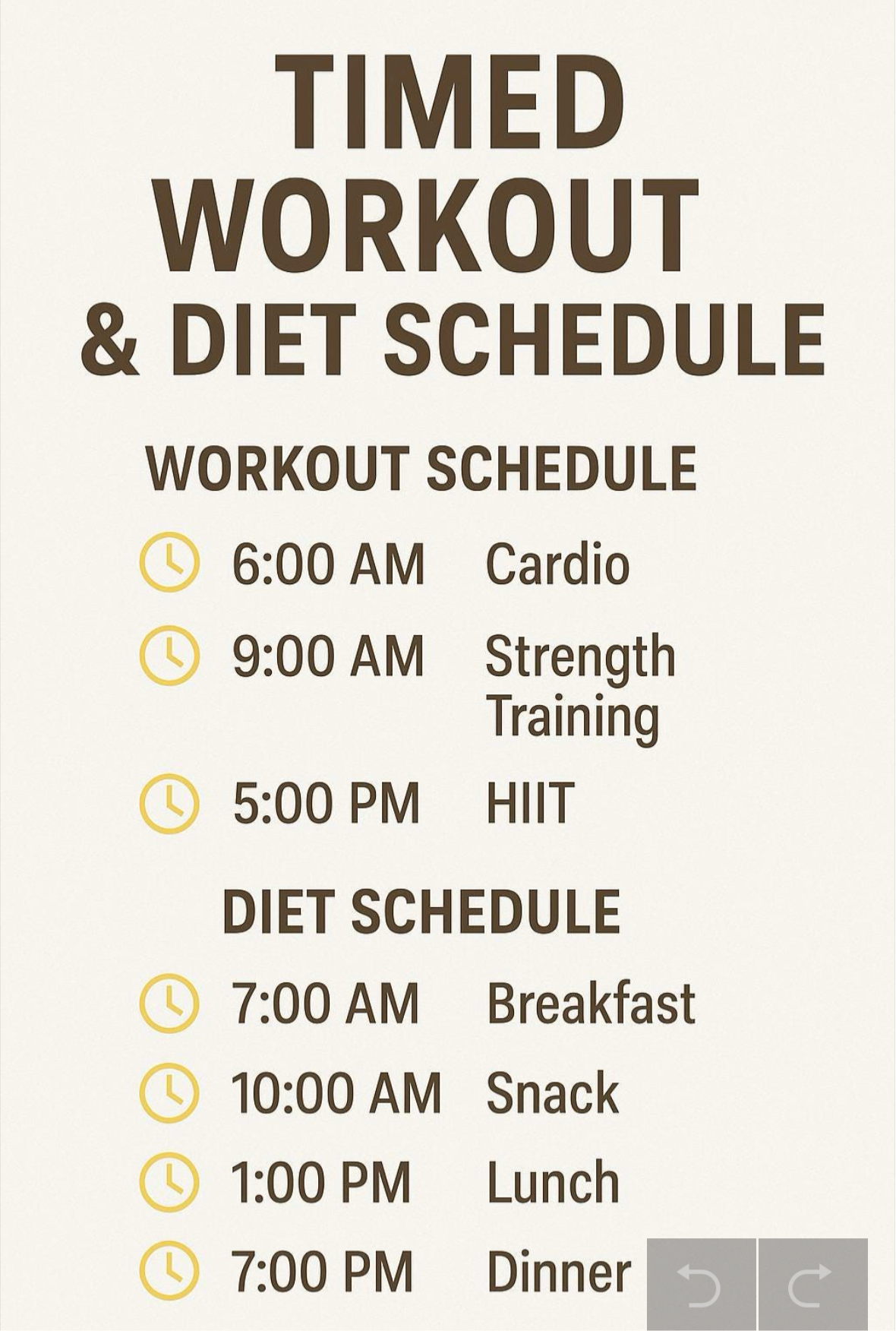 Workout routine explained with daily exercises, sets, reps and weekly progression in the 12 week fitness plan