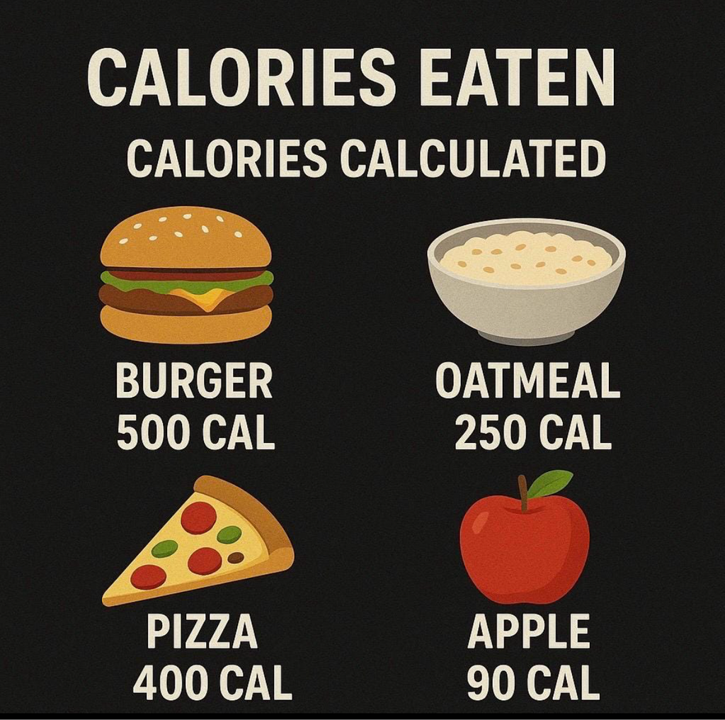 Calories burned calculated for each workout in the 12 week fat loss training program